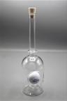 Glasflasche Geschenkflasche mit Sujet Golfball