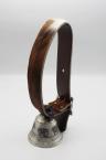 Cowbell, Kuhglocke mit Fell-Lederriemen Swissmade