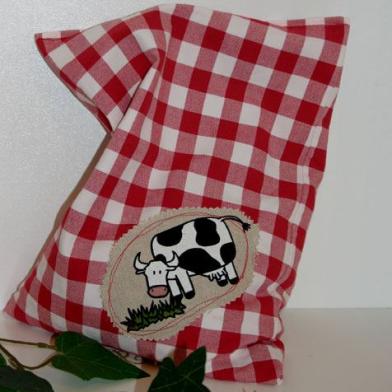 Kirschsteinkissen, Chriesisteikissen, Handarbeit