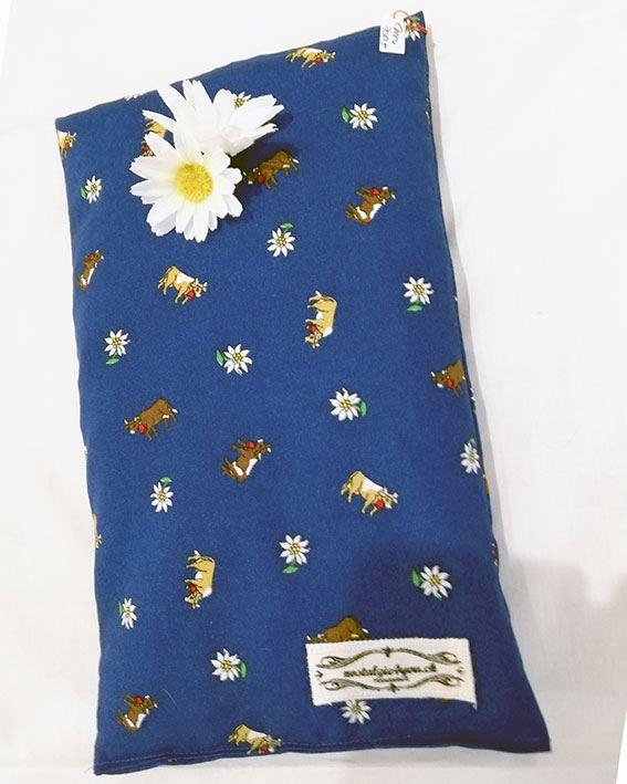 Kirschsteinkissen, Chriesisteikissen, Handarbeit, Edelweissstoff