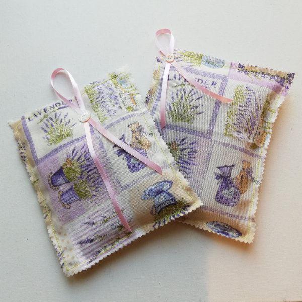 Lavendelbeutel, Lavendelsäckli, Handarbeit