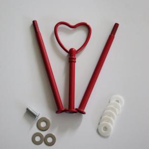 Etagèrenstange Herzform