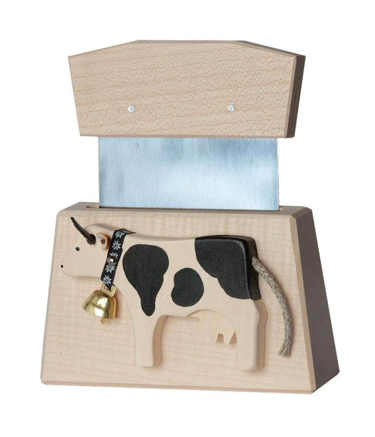 Trauffer Käsemesser Kuh schwarz