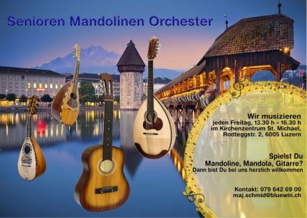 Spiel mit im Senioren Mandolinen Orchester Luzern