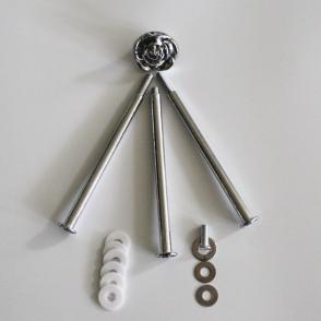 Etagèrenstange Rosenknopf