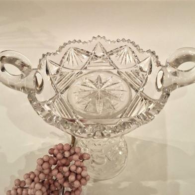 Kristallglasschale upcycling